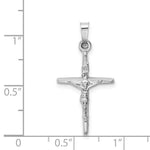 Load image into Gallery viewer, 14K White Gold INRI Crucifix Charm
