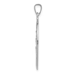Load image into Gallery viewer, 14K White Gold Saint Christopher Medal Pendant 19mm width
