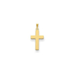 Load image into Gallery viewer, 14K Yellow Gold Cross Charm 30mm length
