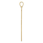 Load image into Gallery viewer, 14K Yellow Gold Polished Cross Charm 50mm length
