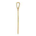 Load image into Gallery viewer, 14K Yellow Gold Cross Pendant 29mm length
