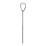 Load image into Gallery viewer, 14K White Gold Cross Pendant 29mm length
