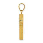 Load image into Gallery viewer, 14K Yellow Gold Epoxy Latin Cross Pendant
