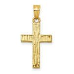 Load image into Gallery viewer, 14K Yellow Gold Epoxy Latin Cross Pendant
