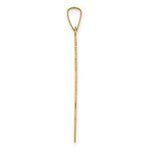 Load image into Gallery viewer, 14K Yellow Gold Eastern Orthodox Cross Charm 34mm length
