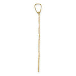 Load image into Gallery viewer, 14K Yellow Gold Eastern Orthodox Cross Pendant 40mm length
