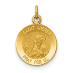 Load image into Gallery viewer, 14K Yellow Gold Saint Andrew Medal Charm
