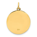 Load image into Gallery viewer, 14K Yellow Gold Saint Matthew Medal Pendant 19mm width
