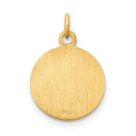 Load image into Gallery viewer, 14K Yellow Gold Saint Mark Medal Charm 12mm width
