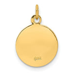 Load image into Gallery viewer, 14K Yellow Gold Saint Martha Medal Pendant 12mm width
