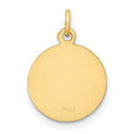 Load image into Gallery viewer, 14K Yellow Gold Our Lady Of The Assumption Medal Charm 12mm width
