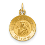 Load image into Gallery viewer, 14K Yellow Gold Our Lady of Perpetual Help Medal Charm 12mm width
