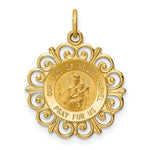 Load image into Gallery viewer, 14K Yellow Gold Our Lady of Mt. Carmel Medal Charm 19mm width
