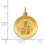 Load image into Gallery viewer, 14K Yellow Gold Matka Boska Medal Charm
