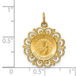 Load image into Gallery viewer, 14K Yellow Gold Matka Boska Medal Charm
