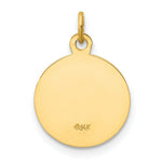 Load image into Gallery viewer, 14K Yellow Gold Our Lady of Cuba Medal Charm 12mm width
