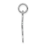 Load image into Gallery viewer, 14K White Gold Laser Designed Cross Pendant 23mm length
