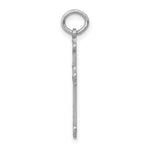 Load image into Gallery viewer, 14K White Gold Laser Designed Cross Pendant 25mm length

