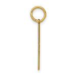 Load image into Gallery viewer, 14K Yellow Gold Laser Designed Cross Charm 22mm length
