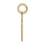 Load image into Gallery viewer, 14K Yellow Gold Laser Designed Cross Charm 22mm length

