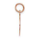 Load image into Gallery viewer, 14K Rose Gold Plain .013 Gauge Circular Engraveable Disc Charm Pendant
