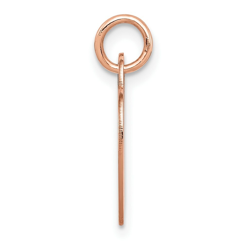 14K Rose Gold Medium Engraveable Heart Charm