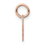 Load image into Gallery viewer, 14K Rose Gold Heart Disc Charm
