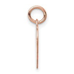 Load image into Gallery viewer, 14K Rose Gold Heart Disc Charm

