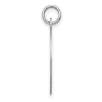 Load image into Gallery viewer, 14K White Gold Plain .035 Gauge Oval Engravable 20x16mm Disc Charm
