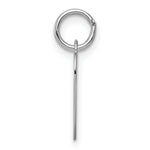 Load image into Gallery viewer, 14K White Gold Plain .009 Gauge Engravable Heart 13mm Charm
