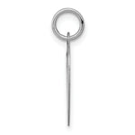Load image into Gallery viewer, 14K White Gold Etched Design .013 Gauge Engravable Heart 16mm Charm
