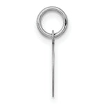 Load image into Gallery viewer, 14K White Gold Plain .009 Gauge Round Engravable 10mm Disc Charm
