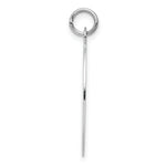 Load image into Gallery viewer, 14K White Gold Plain .018 Gauge 22x12mm Elliptical Engravable Disc Charm
