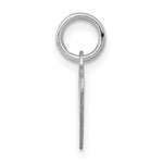 Load image into Gallery viewer, 14K White Gold Heart Disc Charm 12mm Diameter
