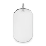 Load image into Gallery viewer, 14K White Gold Plain .018 Gauge Engraveable Dog Tag Disc Charm
