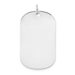 Load image into Gallery viewer, 14K White Gold Plain .018 Gauge Engraveable Dog Tag Disc Charm
