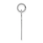Load image into Gallery viewer, 14K White Gold Plain .027 Gauge Engraveable Heart Disc Charm

