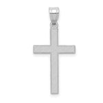 Load image into Gallery viewer, 14K White Gold Latin Cross Pendant 28mm length
