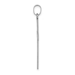 Load image into Gallery viewer, 14K White Gold Cross Pendant 36mm length

