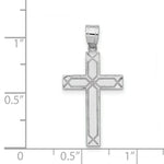 Load image into Gallery viewer, 14K White Gold Solid Cross Pendant

