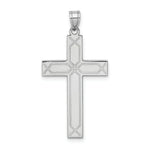 Load image into Gallery viewer, 14K White Gold Solid Cross Pendant
