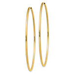 Load image into Gallery viewer, 14K Yellow Gold 1.5mm Polished Round Endless Hoop Earrings  1.5mm width
