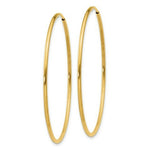 Load image into Gallery viewer, 14K Yellow Gold 1.25mm Endless Hoop Earring  1.25mm width
