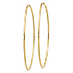 Load image into Gallery viewer, 14K Yellow Gold 1.25mm Endless Hoop Earring  1.25mm width
