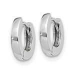 Load image into Gallery viewer, 14K White Gold Polished Hinged Hoop Earrings  2mm width
