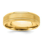 Load image into Gallery viewer, 14K Yellow Gold Heavy Comfort Fit Fancy Milgrain Wedding Band Ring
