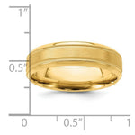 Load image into Gallery viewer, 14K Yellow Gold Heavy Comfort Fit Fancy Milgrain Wedding Band Ring
