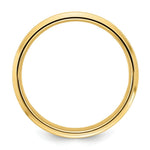 Load image into Gallery viewer, 14K Yellow Gold Comfort Fit Fancy Grooved Satin Finish Wedding Band Ring
