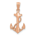Load image into Gallery viewer, 14K Rose Gold Anchor Pendant
