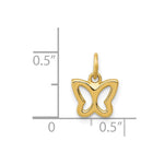 Load image into Gallery viewer, 14K Yellow Gold Polished Butterfly Pendant
